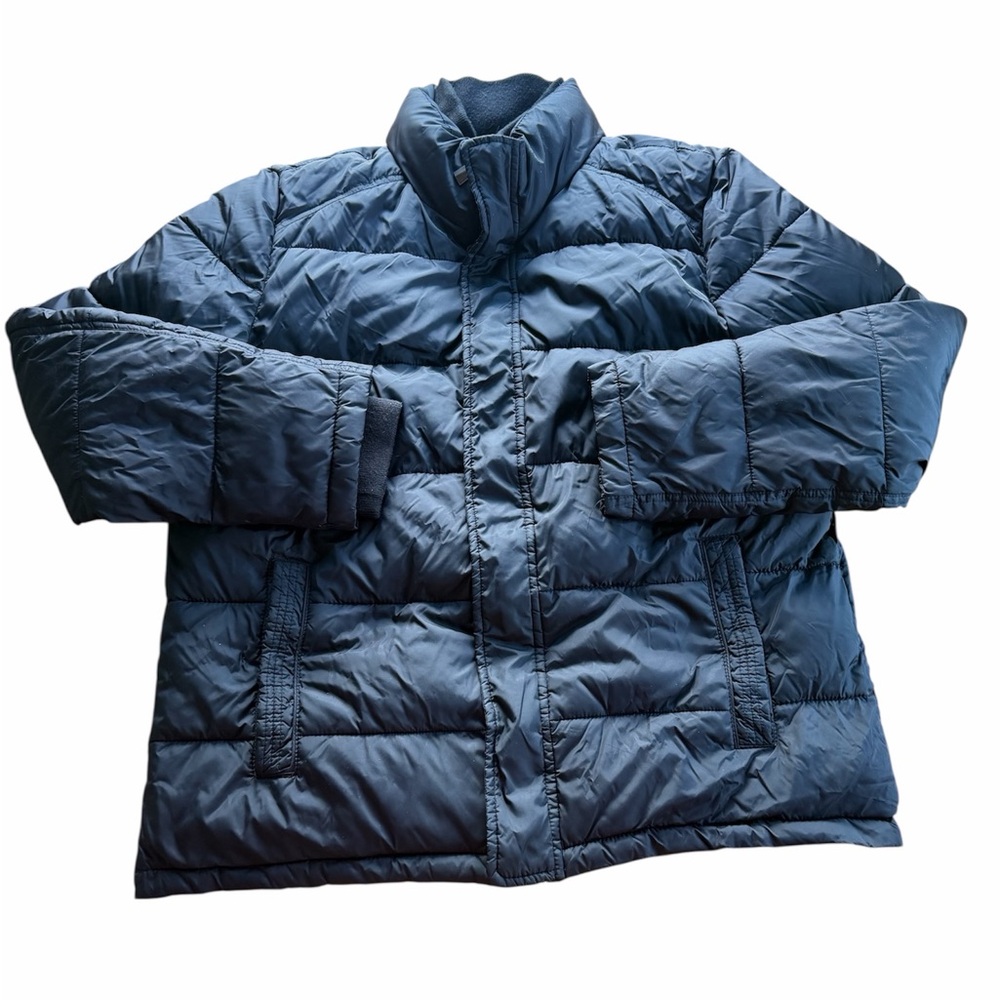 Andrew Marc Men's Black Puffer Jacket Size Medium Full Zip Insulated Coat